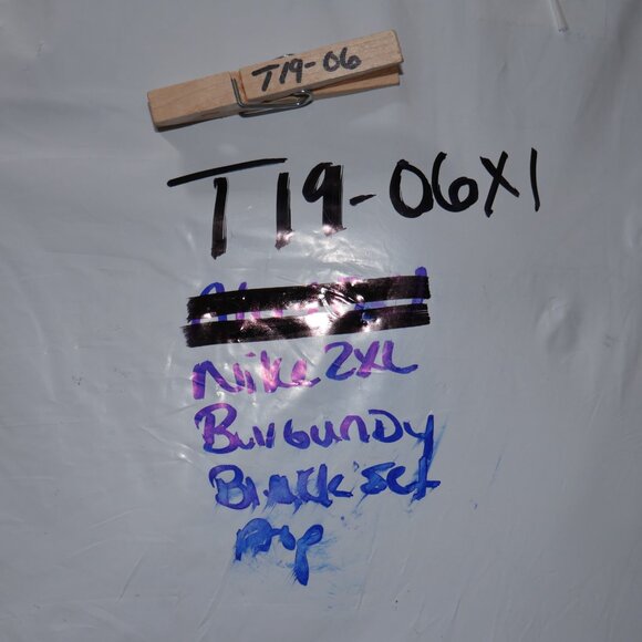 Nike Air Men's 2 PC AOP Sweatsuit Maroon Red Swoosh Logos Fleece Tracksuit Set - Picture 13 of 13